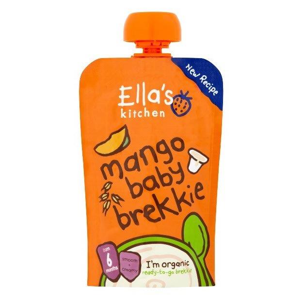 Ellas Kitchen Organic Mango Baby Brekkie Pouch 6+ Months 100g