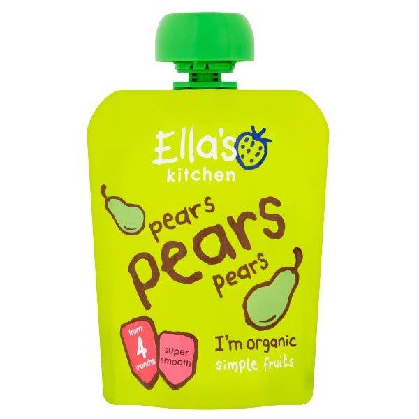Ellas Kitchen Organic Pears First Tastes Baby Pouch 4+ Months 70g