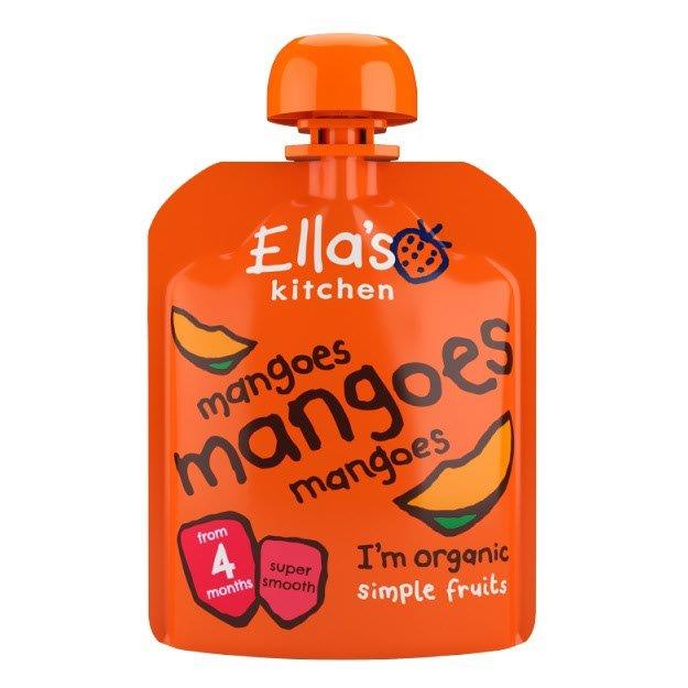 Ellas Kitchen Organic Mangoes First Tastes Baby Pouch 4+ Months 70g