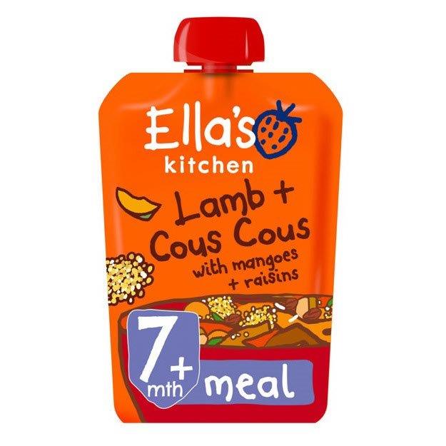 Ellas Kitchen Stage 2 Baby Food Zingy Lamb,Cous Cous 130g