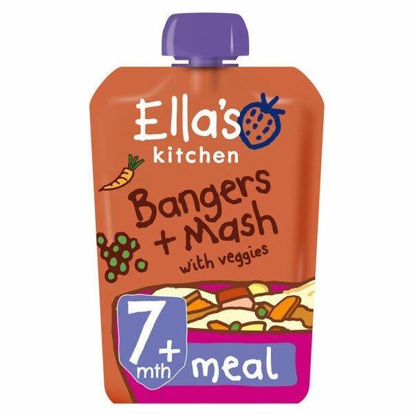 Ellas Kitchen Bangers & Mash with Veggies 130g