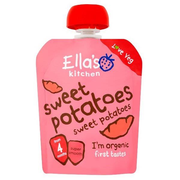 Ellas Kitchen Organic Sweet Potatoes First Tastes Baby Pouch 4+ Months 70g