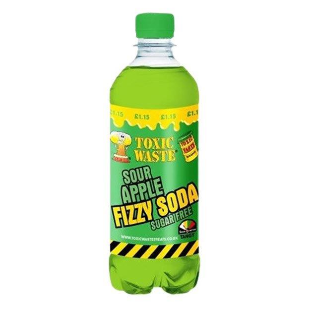 Toxic Waste Fizzy Soda Sour Apple 500ml PM £1.19 NEW