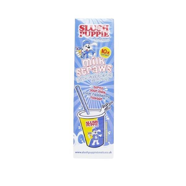 Slush Puppie Blue Raspberry Milk Straws 10s 6g NEW