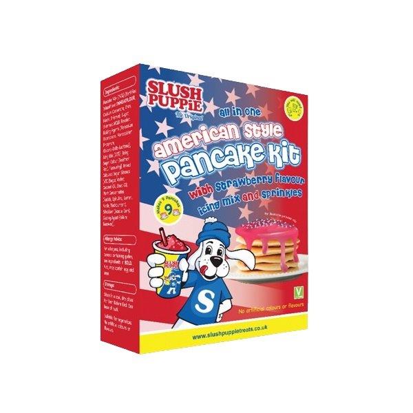Slush Puppie American Pancake Kit Strw Icing 225g NEW
