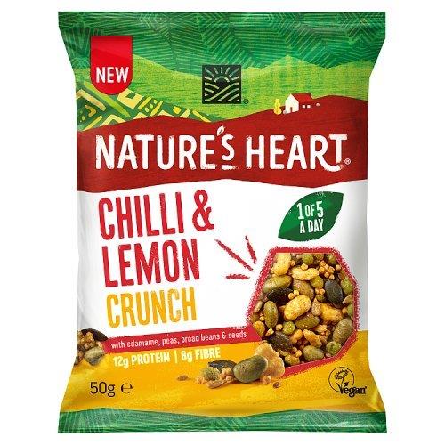 Natures Heart Crunch Chilli Lemon 50g NEW