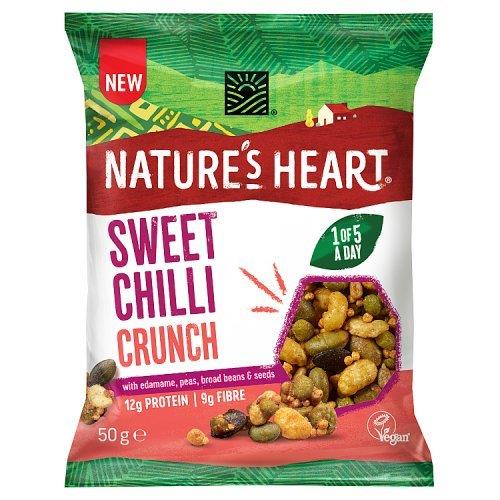 Natures Heart Crunch Sweet Chilli 50g NEW