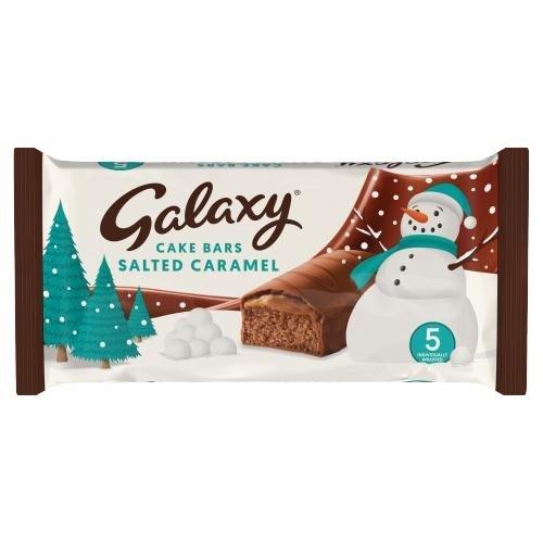 Galaxy Salted Caramel Cake Bar 5pk 129.55g
