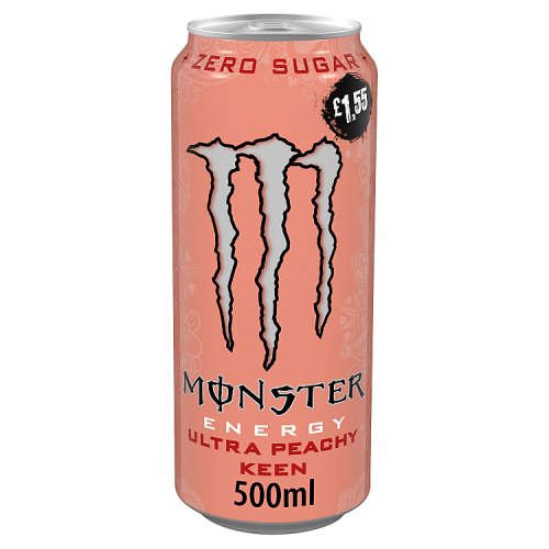 Monster Uitra Peachy Keen PM £1.55 500ml NEW