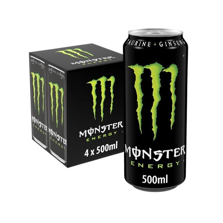 Monster Energy 4pk (4 x 500ml) PM £5.49