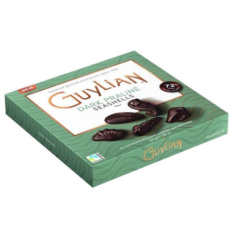 Guylian Dark Chocolate Praline Seashells In Gift Box 225g