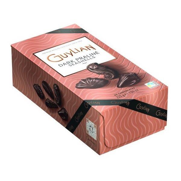 Guylian Luxe Gift Box Of Dark Praline Seashells 225g
