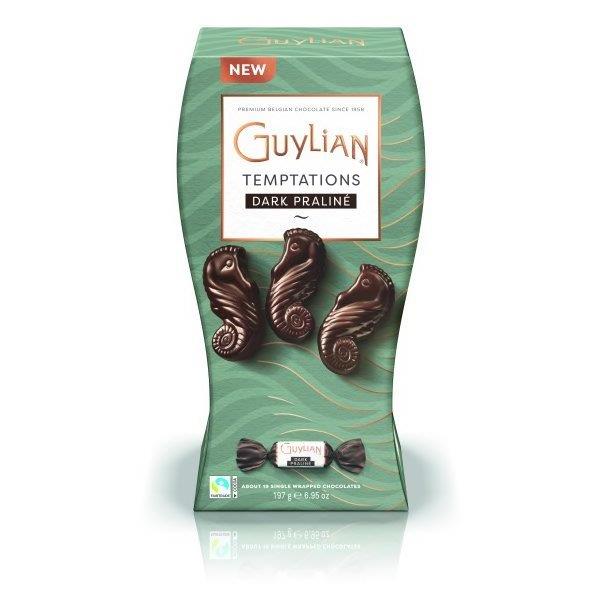 Guylian Temptations Twist Wrapped Dark Praline Filled Sea Horses 205g