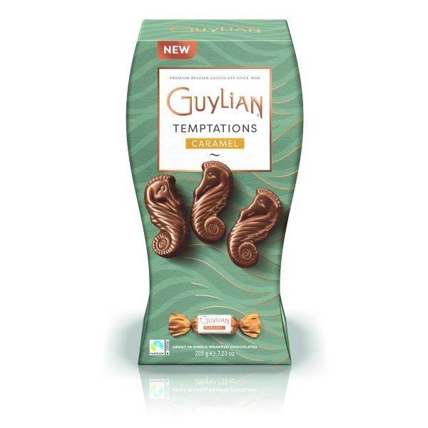 Guylian Temptations Twist Wrapped Caramel Filled Sea Horses 205g