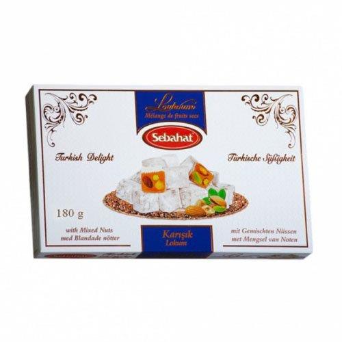 Sebahat Mixed Nut Turkish Delight In Gift Box 180g