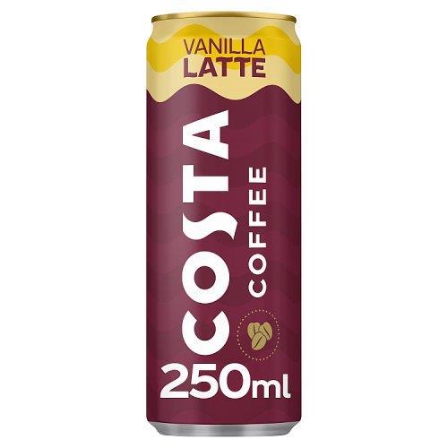 Costa Coffee Can Vanilla Latte 250ml