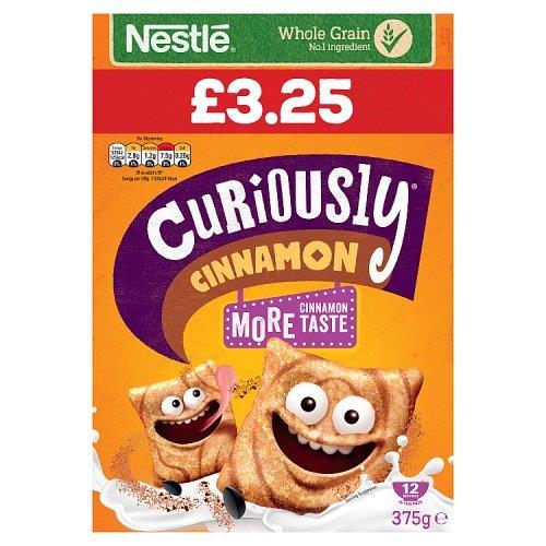 Nestle Curiously Cinnamon 375g PM £3.25