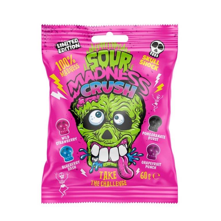 Sour Madness Crush Ltd Pouch 60g NEW