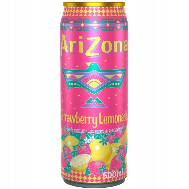 AriZona Can Strawberry Lemonade 500ml