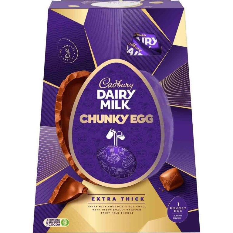 Cadbury Dairy Milk Ultra Chunky Egg 400g NEW