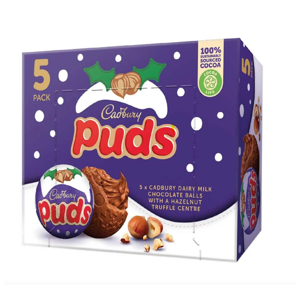 Cadbury Puds 5pk (5 x 35g) NEW (Single Pud Pic Shown, Will Come In Multipack)