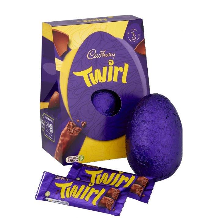 Cadbury Twirl Large Easter Egg 198g