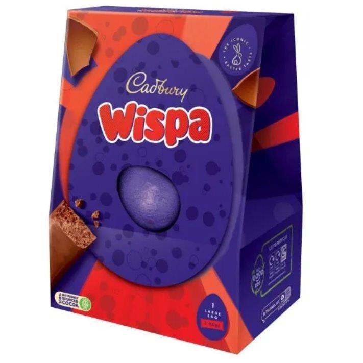 Cadbury Wispa Easter Egg 182.9g