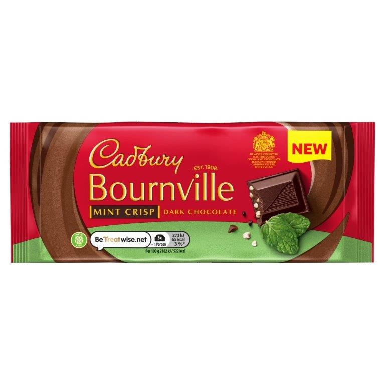 Cadbury Bournville Mint Block 100g NEW