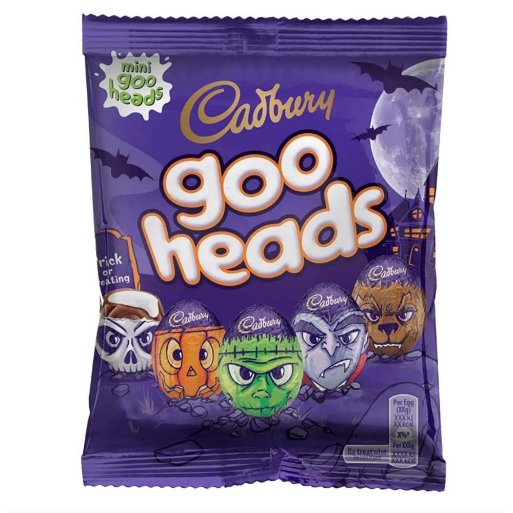 Cadbury Mini Gooheads Bag 78g NEW