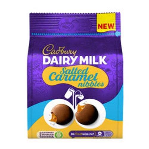 Cadbury Salted Caramel Nibbles 120g NEW