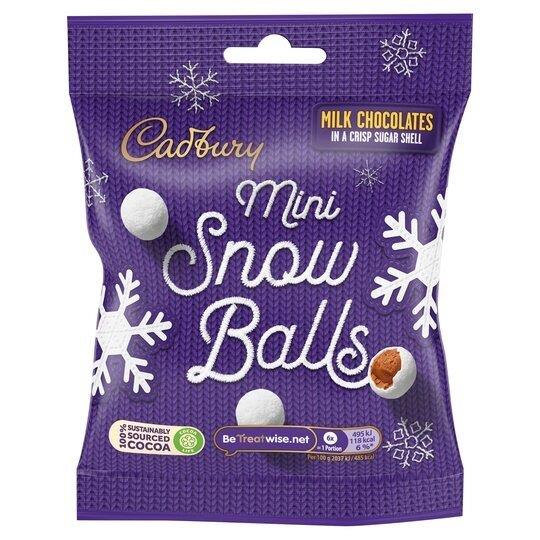 Cadbury Mini Snowballs 296g NEW