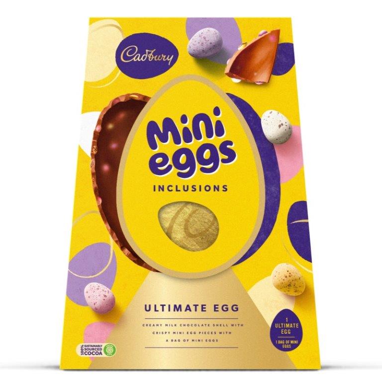 Cadbury Dairy Milk Mini Eggs Inc Ult Egg 380g NEW
