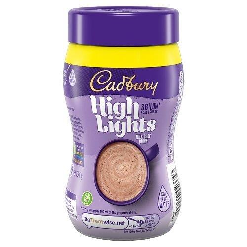 Cadbury Hot Chocolate High Light Milk PM £2.99 154g