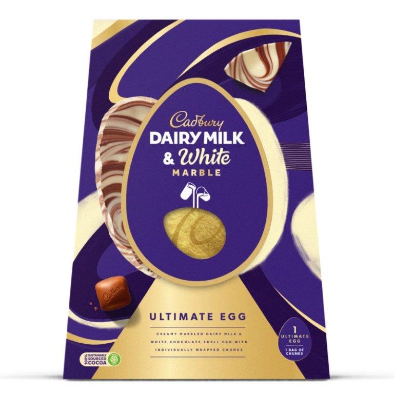 Cadbury Dairy Milk Marble Ultra Egg 372g NEW