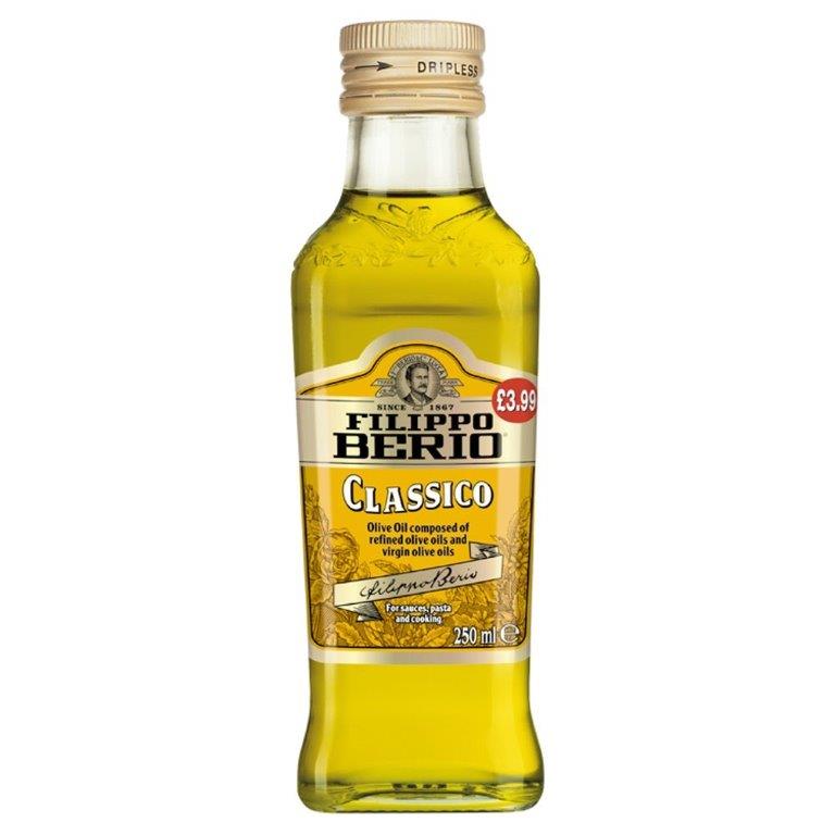 Filippo Berio Pure Olive Oil PM 3.99 250ml