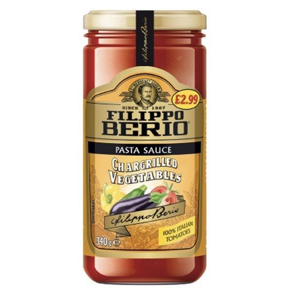 Filippo Berio Grilled Veg Pasta Sauce PM £2.99 340g