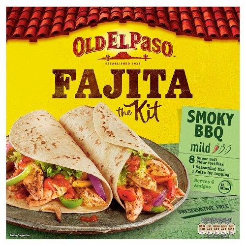 Old El Paso BBQ Fajita Kit 500g