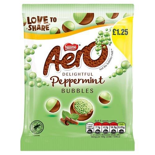Aero Bubbles Peppermint PM £1.25 80g NEW