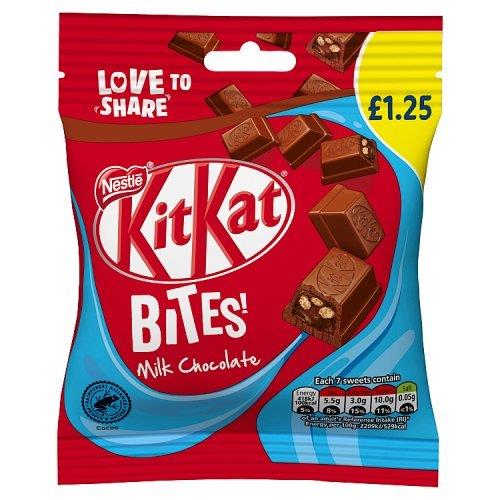 Kit Kat Bites Milk Bag PM £1.25 80g NEW