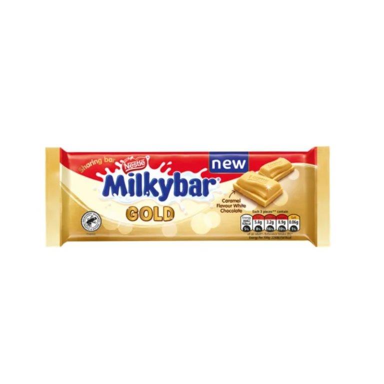 Milkybar Gold Caramel White Chocolate 85g NEW