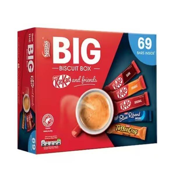 Nestle Big Biscuit Box 69pk Bars Mixed NEW