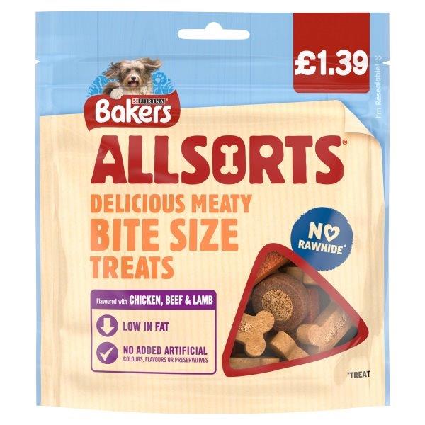 Bakers Allsorts Variety PM £1.39 98g