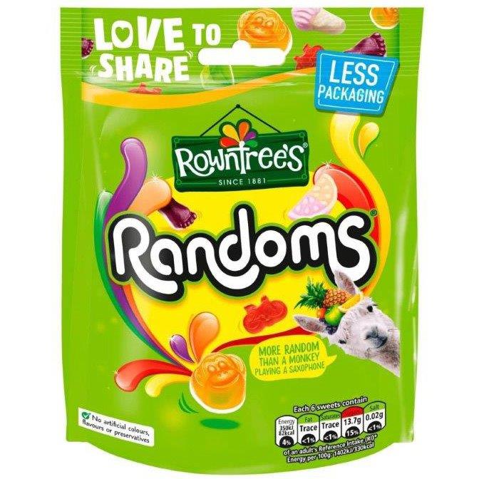 Rowntrees Randoms Pouch PM £1.25 120g