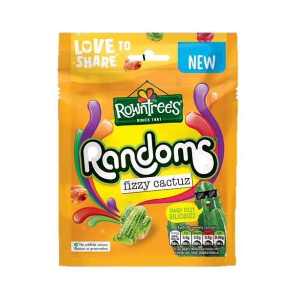 Rowntrees Pouch Randoms Cactus 130g NEW
