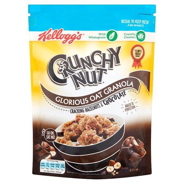 Kelloggs Crunchy Nut Granola Chocolate 380g PM £2.99