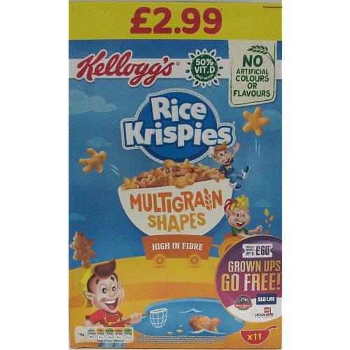 Kelloggs Rice Krispies Multigrain 350g PM £2.99 (Kosher)