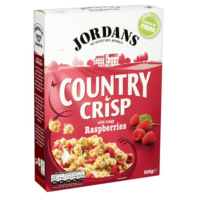 Jordans Country Crisp Raspberry 500g (HS)