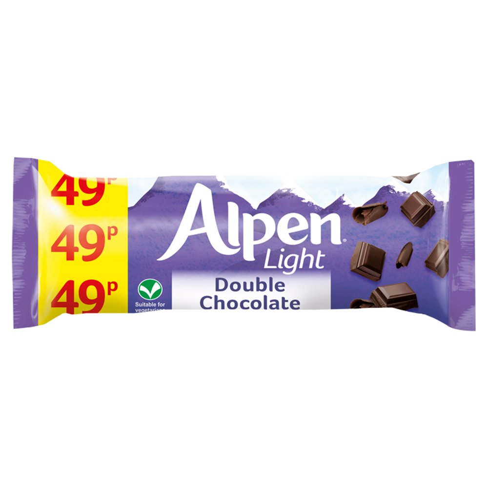Alpen Bar Std Light Double Chocolate 19g PM 49p