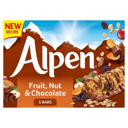 Alpen Bar 5pk Fruit, Nut & Chocolate (5 x 29g)