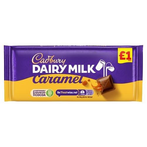 Cadbury Dairy Milk Caramel Block 120g PM £1